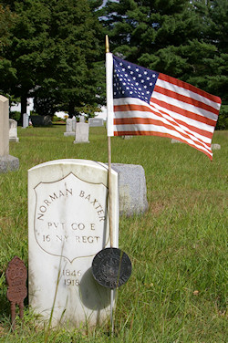 Norman Baxter gravestone