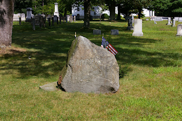Carpenter plain stone memorial